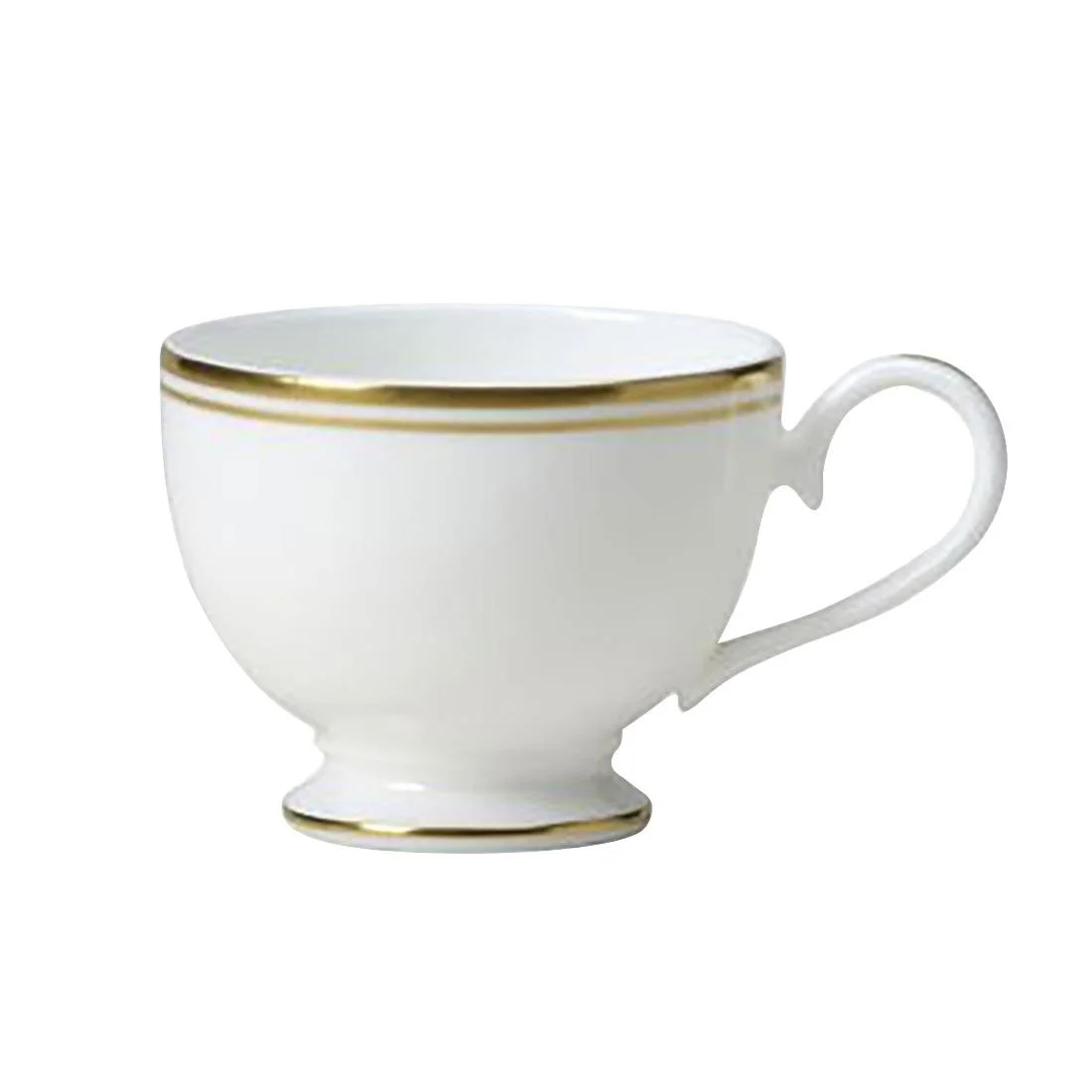 William Edwards Burnished Gold Classic Footed Espresso Cups 90ml (12 Pack)