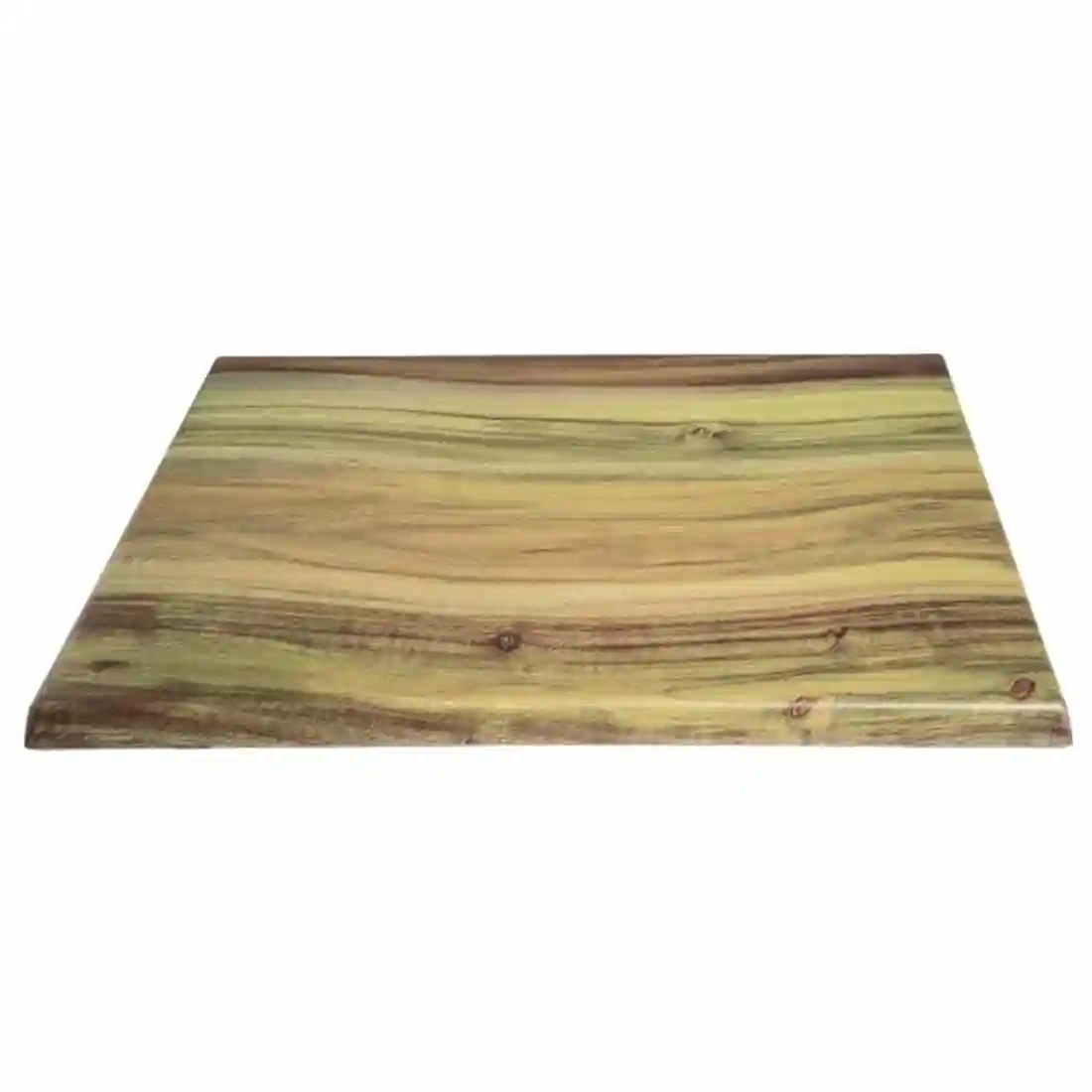 Werzalit Pre-drilled Square Table Top Olive 700mm
