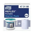 Tork Reflex Portable Dispenser and Roll Starter Pack 473188 - Image 1