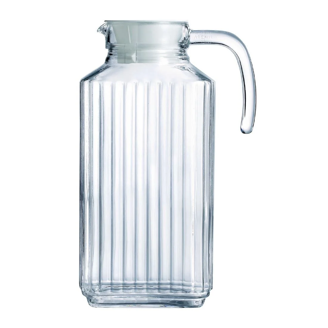 Luminarc Quadro Fridge Jug & Lid 1.7Ltr ( 6 Pack) - Image 1
