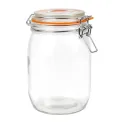 Vogue Clip Top Preserve Jar 1Ltr - Image 1