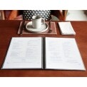 Buy Olympia PVC Menu Cover Black A4 from Smart Hospitality Supplies