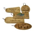Buy wooden engraved personalised hotel key fobs from Smart Hospitality Supplies
