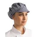 Whites Peaked Hat Blue and White Check
