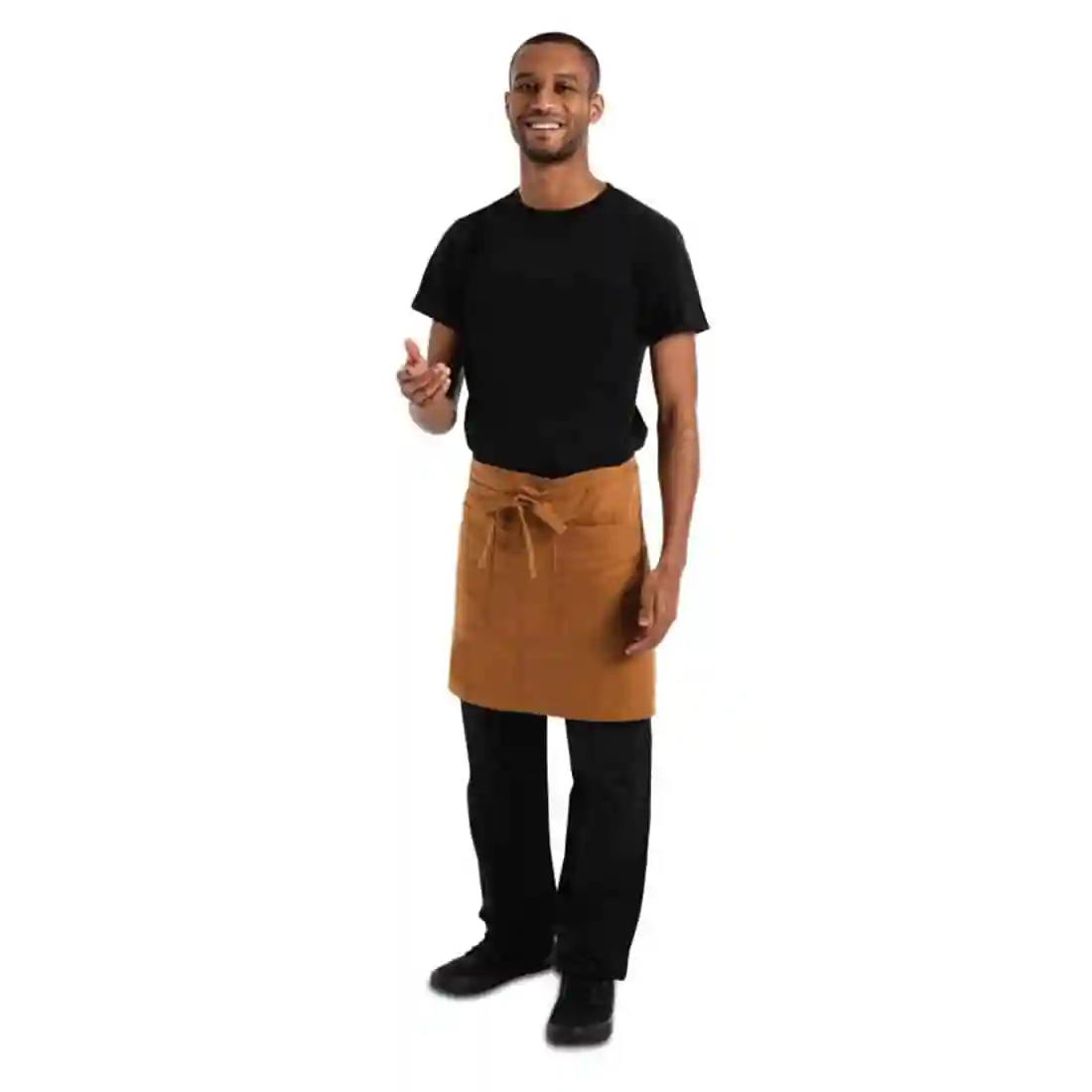 Chef Works Urban Rockford Half Bistro Apron Nutmeg