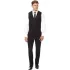 Events Mens Black Waiting Trouser Short Leg 36"