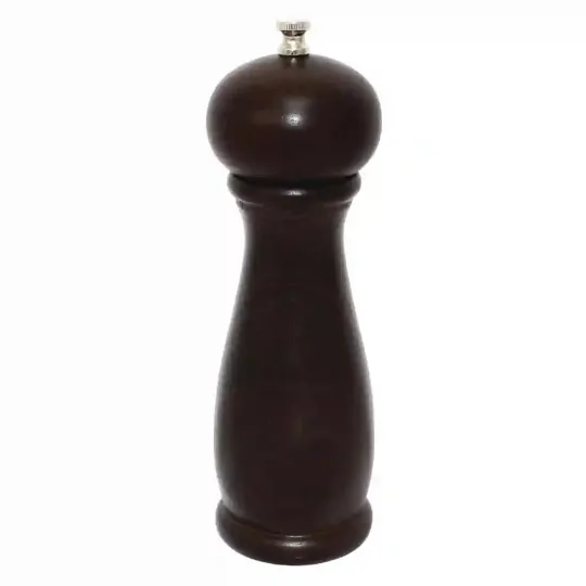 Dark Wood Salt and Pepper Mill 8in
