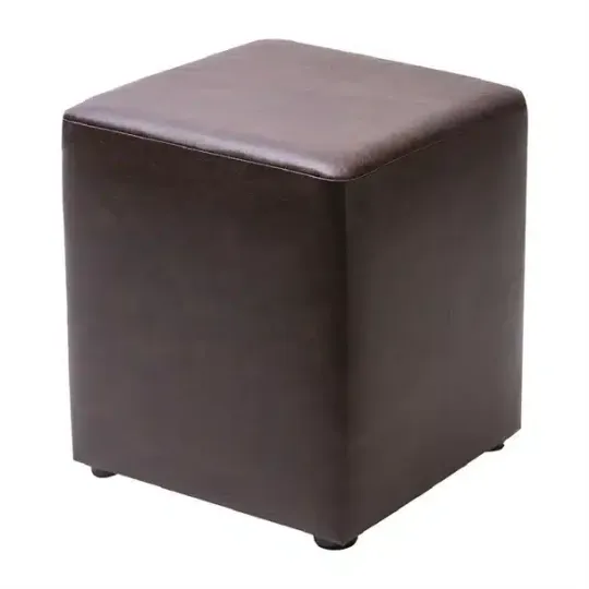 Cube Faux Leather Bar Stool Peat