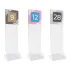 Clear Acrylic Tall Table Number - Smart Hospitality Supplies