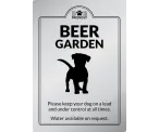 Dog Friendly Beer Garden - Exterior Sign