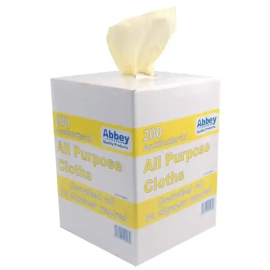 Jantex Antibacterial All Purpose Cloth Yellow 200