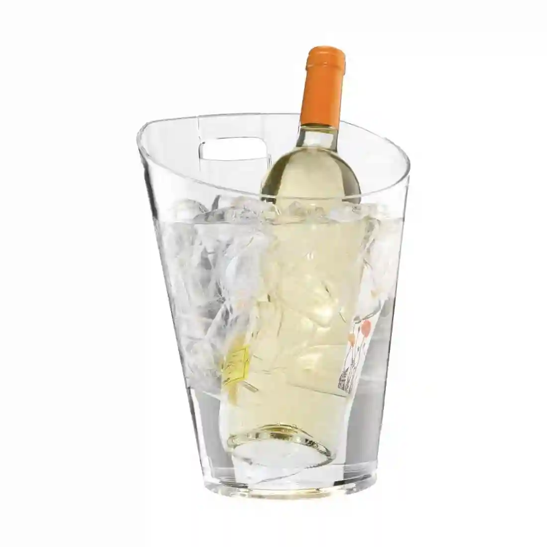 Acrylic Table Mounted Wine And Champagne Bucket