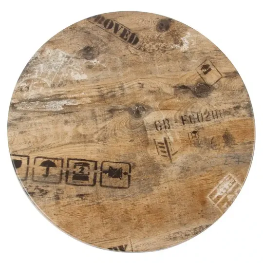 Werzalit Pre-drilled Round Table Top Ex Works 800mm