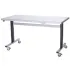 Parry Stainless Steel Adjustable Height Table Wide Electric Mobile 1000mm