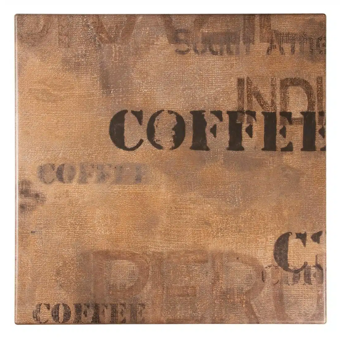 Werzalit Pre-drilled Square Table Top Coffee Sack 800mm