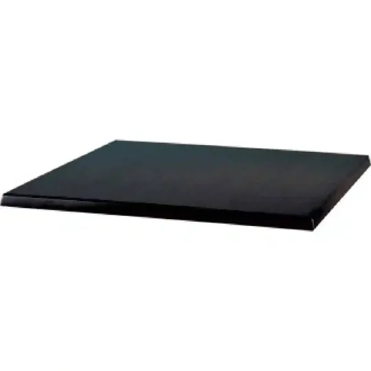 Werzalit Pre-drilled Square Table Top Black 800mm