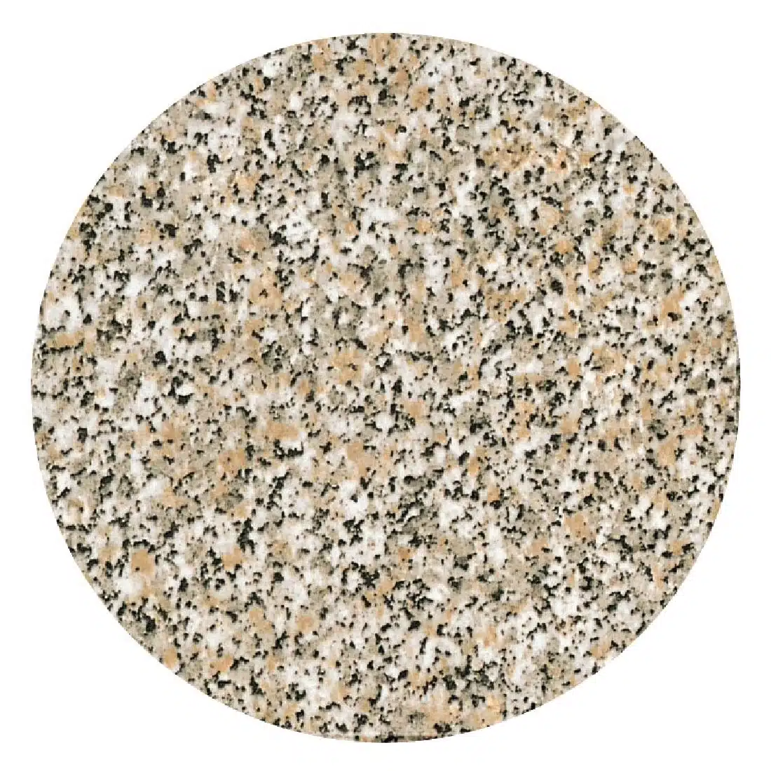 Werzalit Pre-drilled Round Table Top Granite 700mm