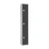 Elite Three Door Manual Combination Locker Locker Graphite Grey