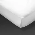 Mitre Comfort Percale Flat Sheet White Double