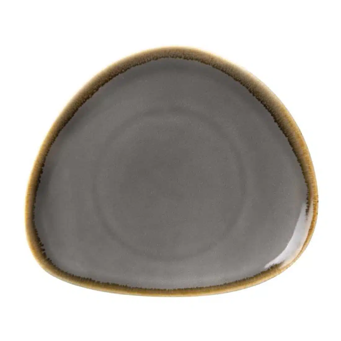 Olympia Kiln Triangular Plate Smoke 280mm