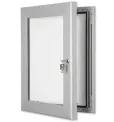 Black Wall Mounted Outdoor Menu Display Case