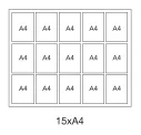 Large Wall Mounted Menu Display Case - Magnetic Dry Wipe