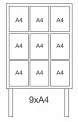 Illuminated Post Mounted Outdoor Display Cases