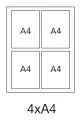 Economy Large Dry Wipe Wall Mounted Menu Display Case