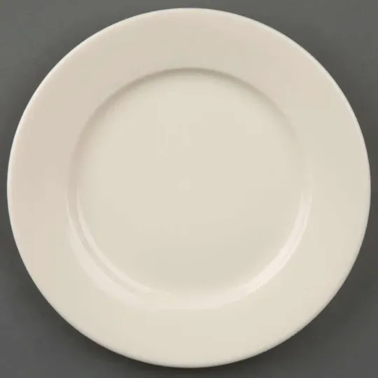 Olympia Ivory Wide Rimmed Plates 150mm
