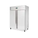 Polar Heavy Duty Double Door Freezer Stainless Steel 1300Ltr