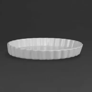 Olympia Whiteware Flan Dishes 297mm