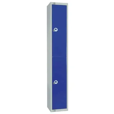 Elite Double Door Electronic Combination Locker Blue