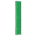 Elite Three Door Manual Combination Locker Locker Green