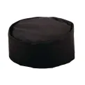 Whites Chefs Skull Cap Polycotton Black