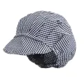 Whites Peaked Hat Blue and White Check