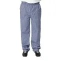 Whites Unisex Vegas Chefs Trousers Small Blue and White Check - Image 7
