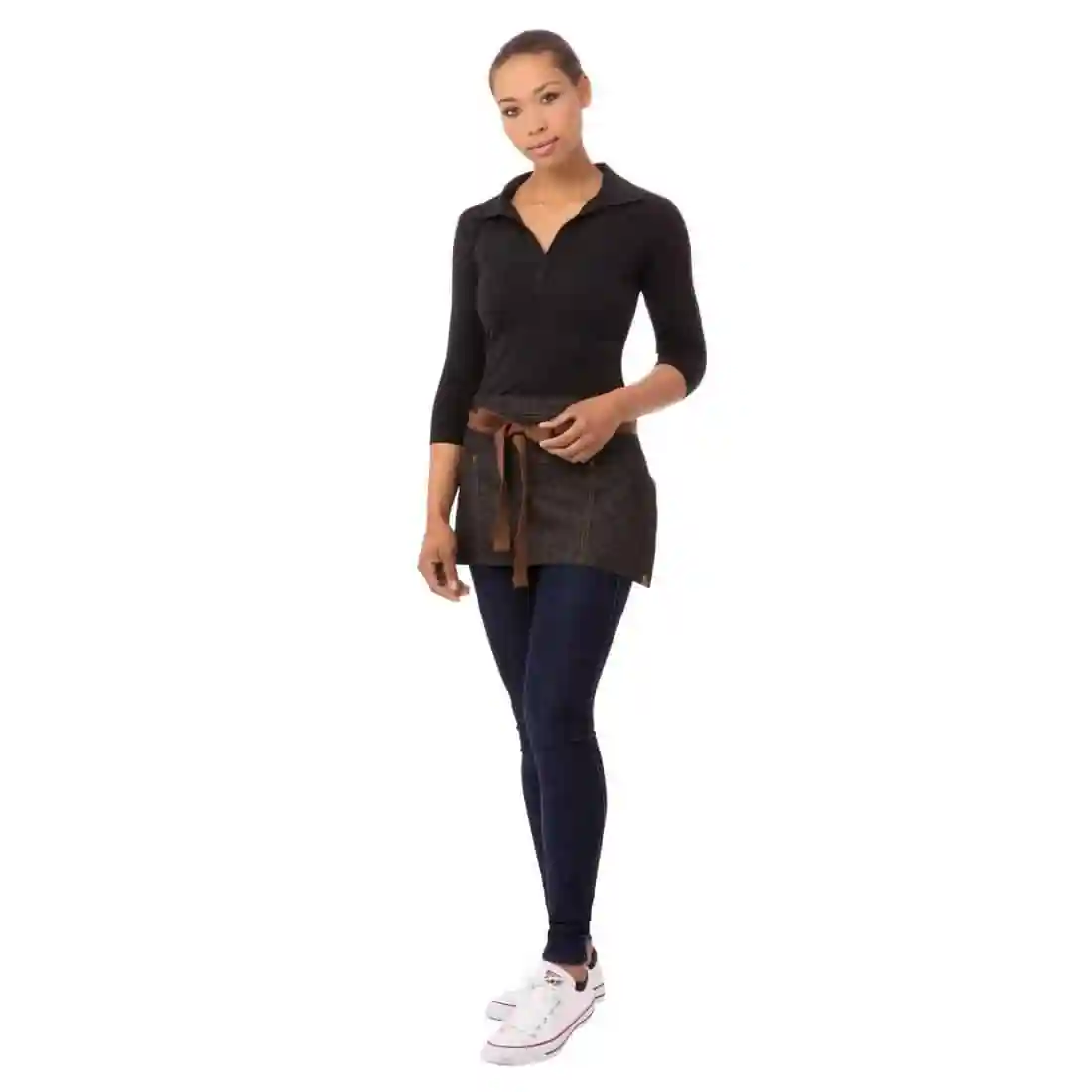 Chef Works Urban Memphis Waist Apron Black - Image 2