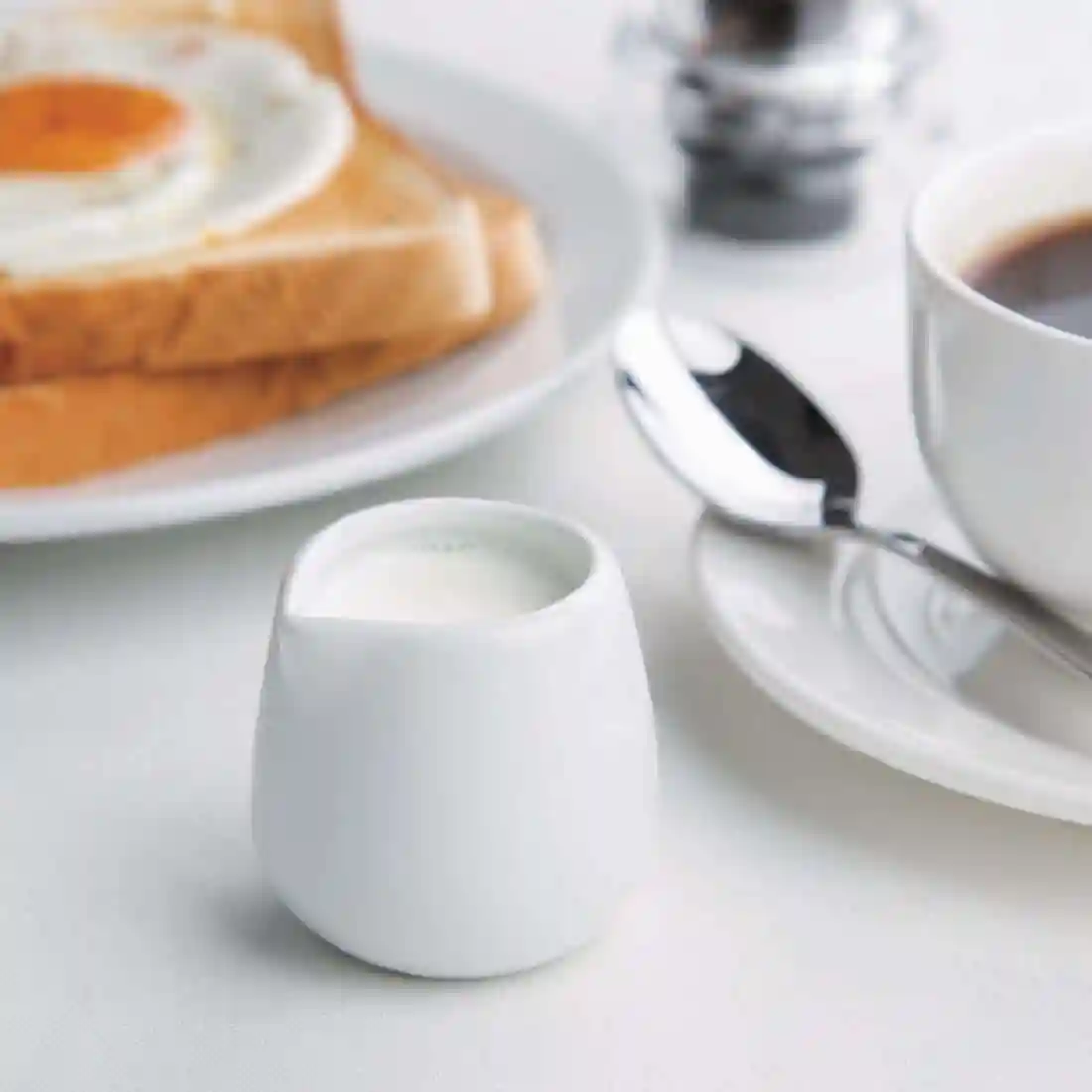 Olympia Whiteware Cream and Milk Jugs 43ml 1.5oz - Image 6
