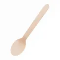Fiesta Compostable Wooden Dessert Spoons (Pack of 100) - Image 1