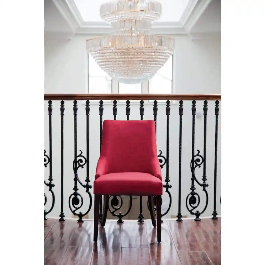 Bolero Dark Red Finesse Dining Chairs (Pack of 2) - Image 5