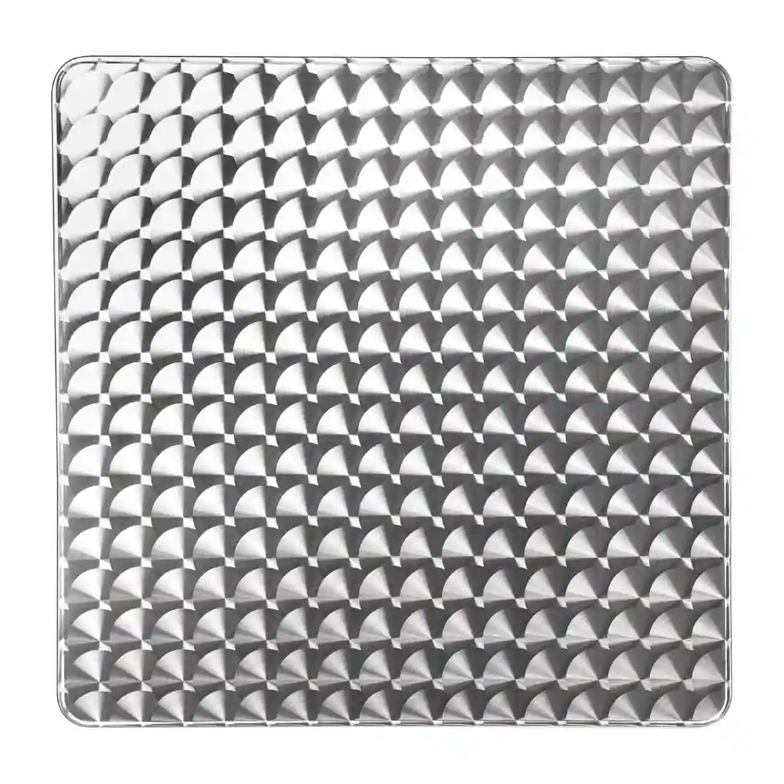 Bolero Square Flip Top Table Stainless Steel 600mm - Image 2