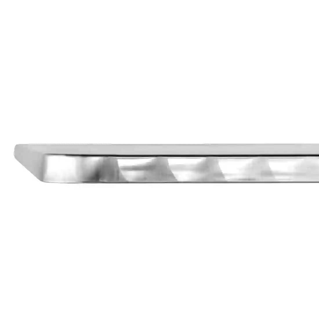 Bolero Square Flip Top Table Stainless Steel 600mm - Image 4