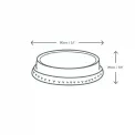 Vegware Compostable Flat Lids With No Hole 200ml / 7oz (Pack of 1000) - Image 3