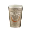 Huhtamaki Enjoy Double Wall Disposable Hot Cups 455ml / 16oz (Pack of 560) - Image 6