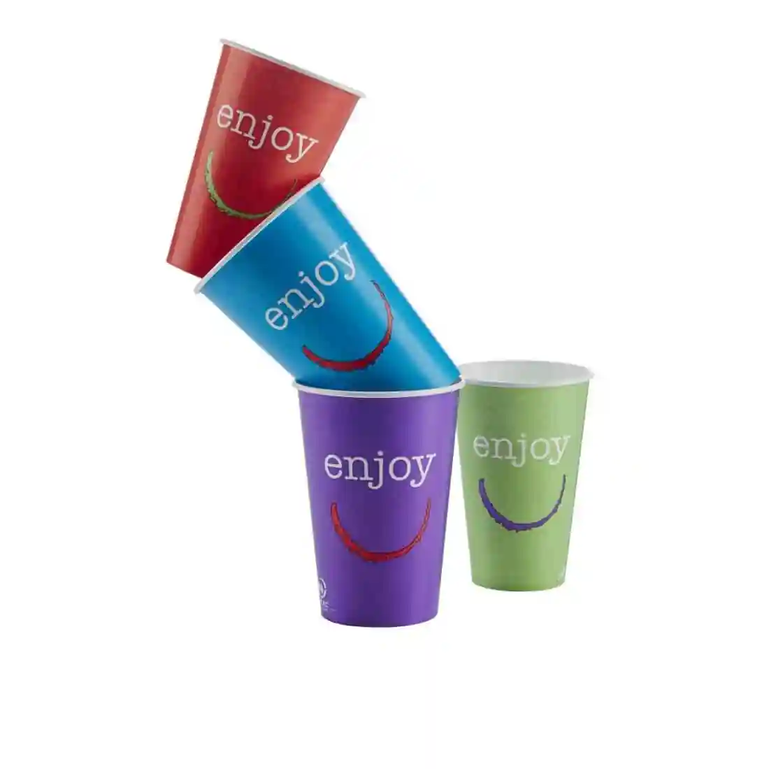 Huhtamaki Enjoy Paper Cold Cups 455ml / 16oz (Pack of 1000) - Image 1