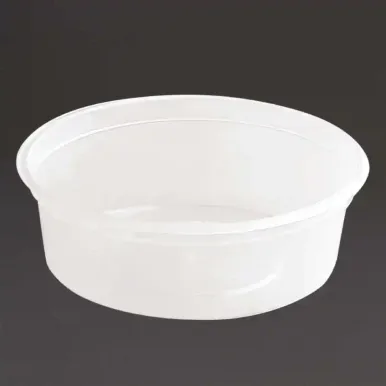 Fiesta Recyclable Plastic Microwavable Deli Pots 50ml / 1.75oz (Pack of 100)