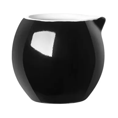 Olympia Cafe Milk Jug Black - 70ml 2.36fl oz (Pack of 6)
