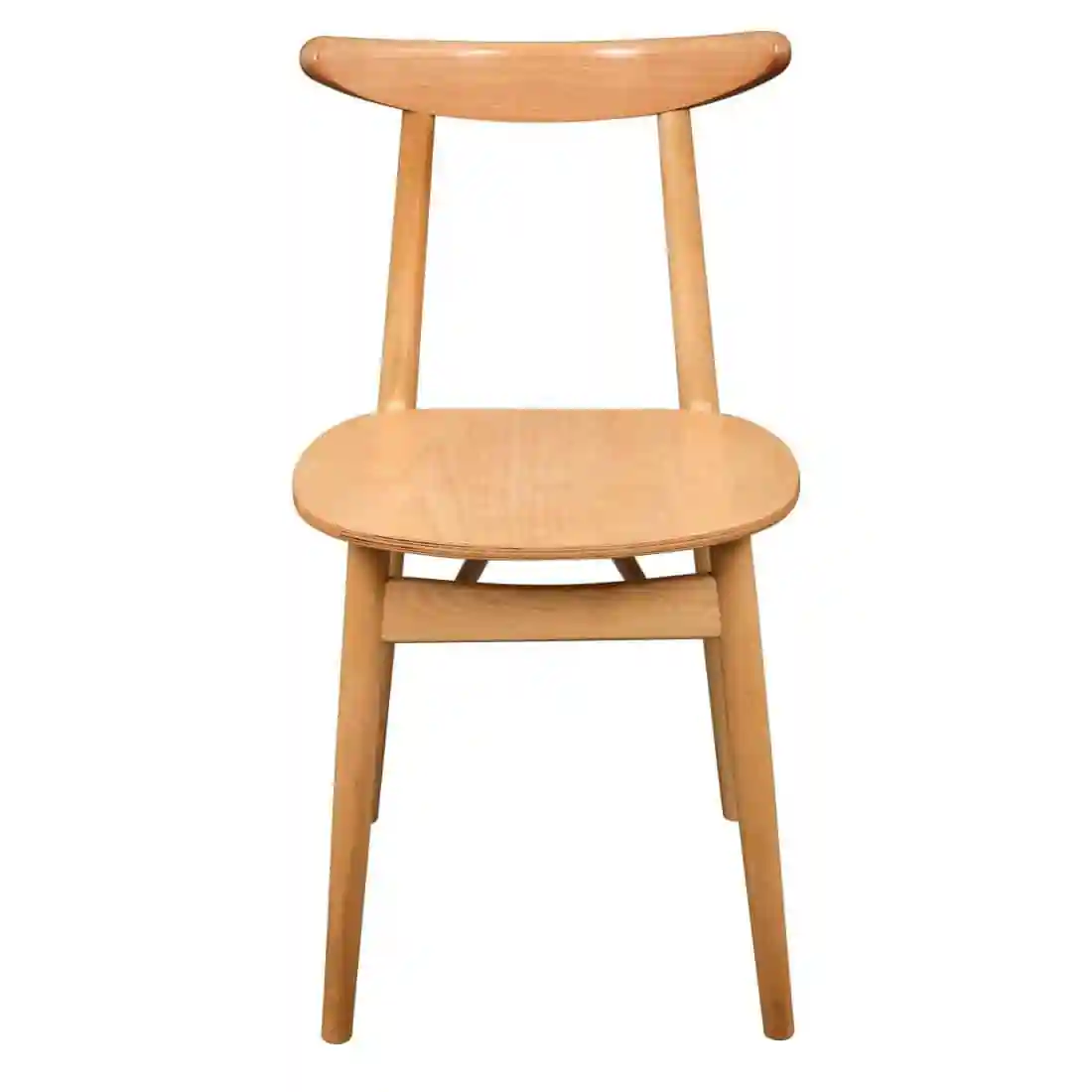 Fameg Beech Cowhorn Side Chair (Pack of 2) - Image 2