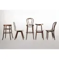 Fameg Wooden Flow Bentwood Walnut Side Chairs (Pack of 2) - Image 5