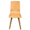 Fameg Wooden Flow Bentwood Beech Side Chairs (Pack of 2) - Image 2